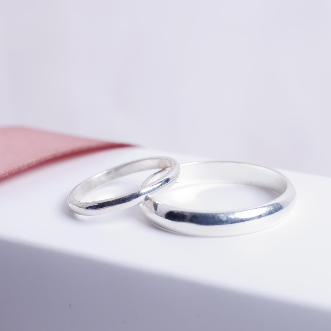 Trio Luz del corazon - Plata 925 y cristal moissanita