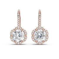 Aretes Cumbre de Amor - Oro Rosa