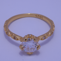 Anillo de compromiso Claridad Infinita con piedra Circonia
