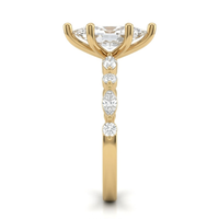 Anillo Destello Marquise — Oro Sólido 10K / 14K / 18K