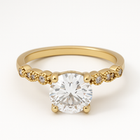 Anillo de compromiso Eco de Ternura con piedra circonia