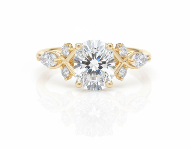 Anillo de compromiso - Jardin de luz