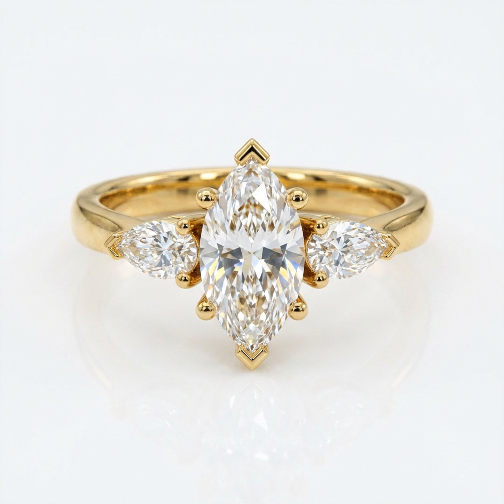 Trinidad de Amor en oro vermeil 18K — SilverShine