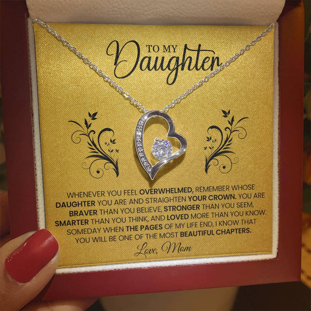 "To My Daughter" Necklace - Heartfelt Gift from Mom