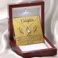"To My Daughter" Necklace - Help Your Daughter Remember Her Strength Every Single Day