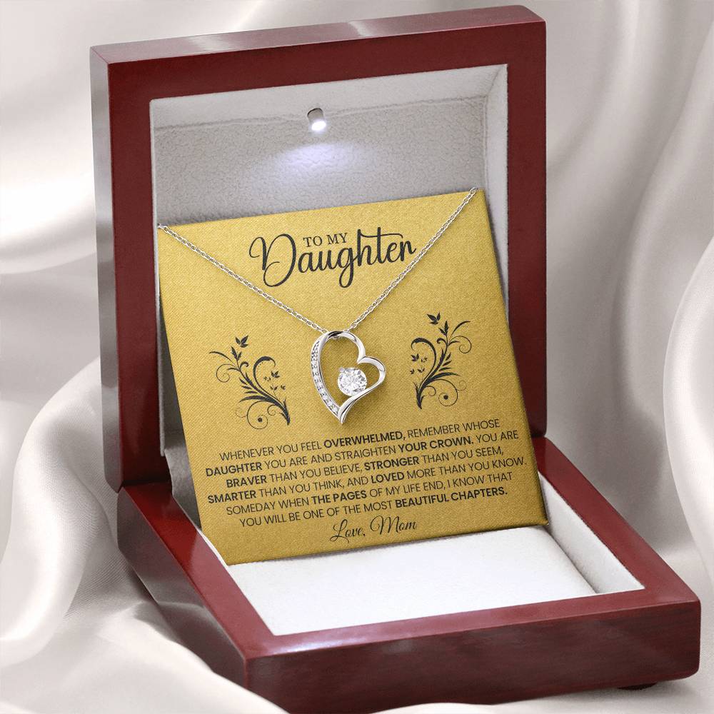 "To My Daughter" Necklace - Help Your Daughter Remember Her Strength Every Single Day