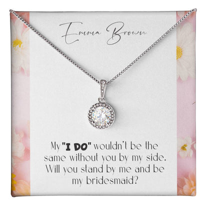 Bridesmaid Proposal Necklace - Wedding Pendant - Ready-to-gift jewelry