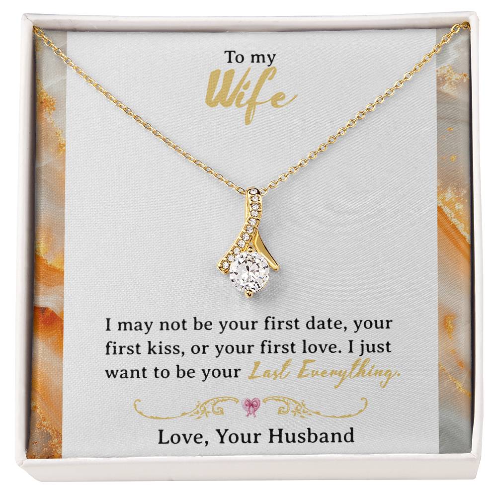 To My Wife Necklace – Love Message from Husband