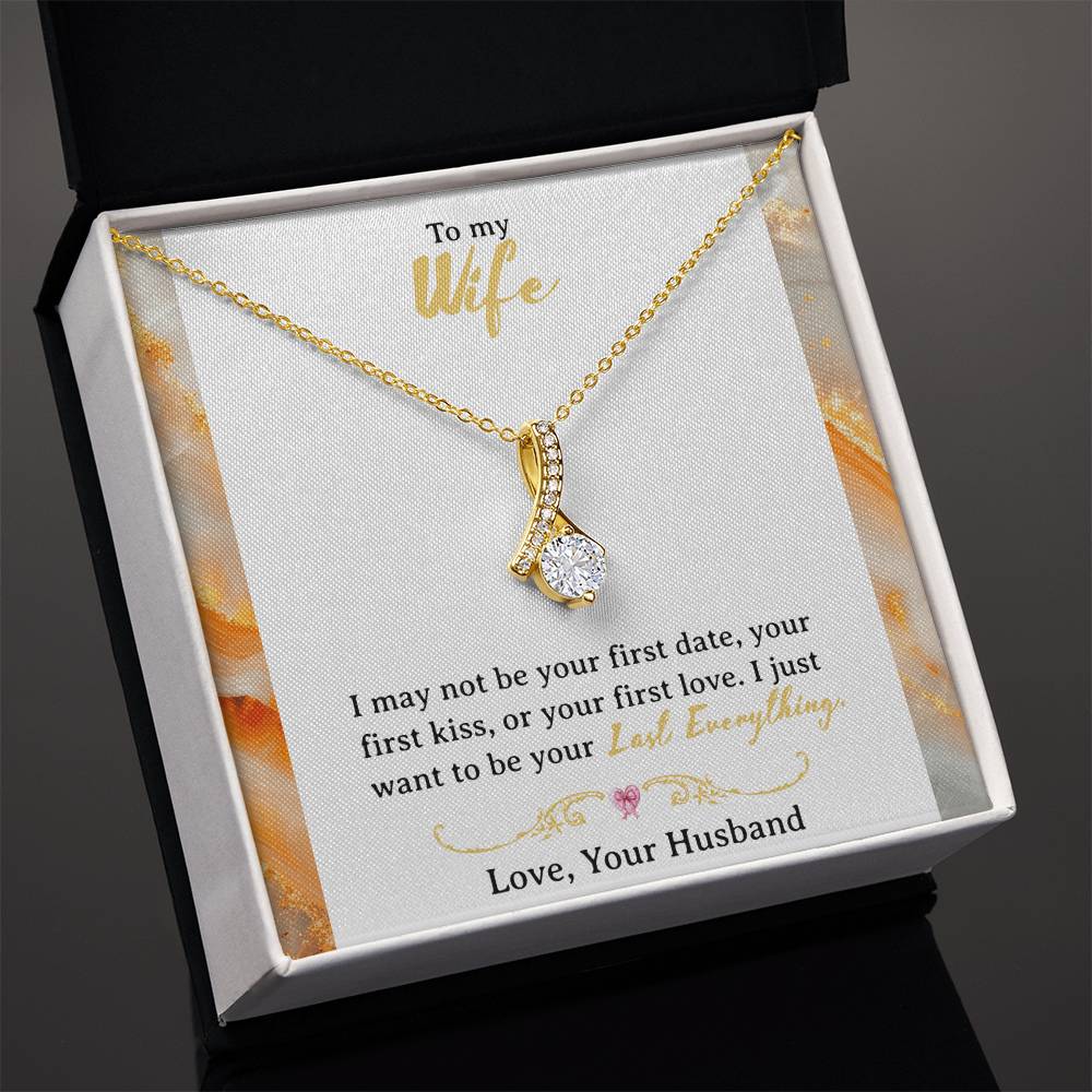 To My Wife Necklace – Love Message from Husband