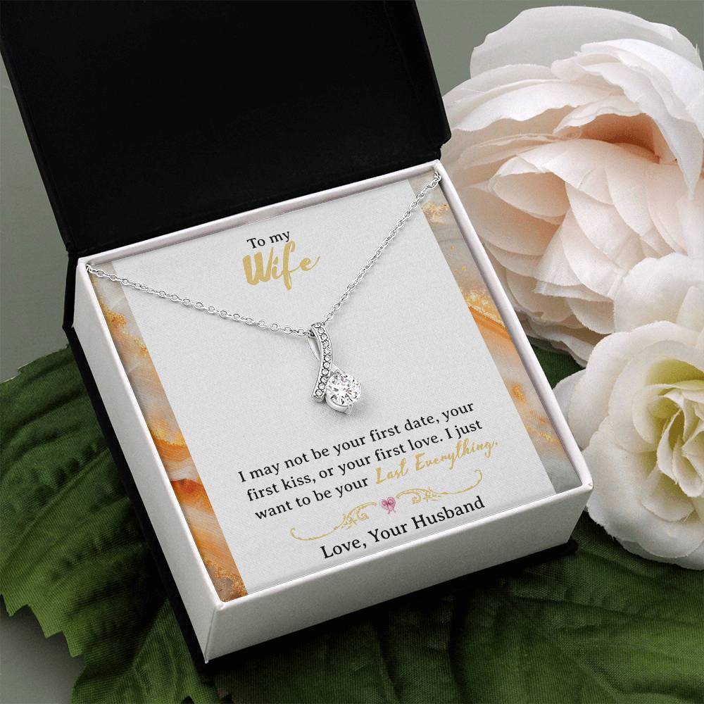 To My Wife Necklace – Love Message from Husband