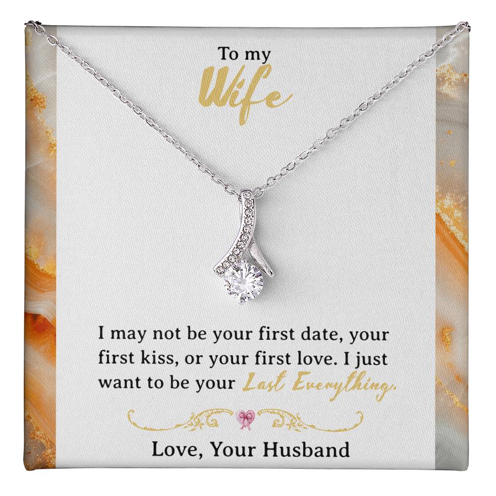 To My Wife Necklace – Love Message from Husband