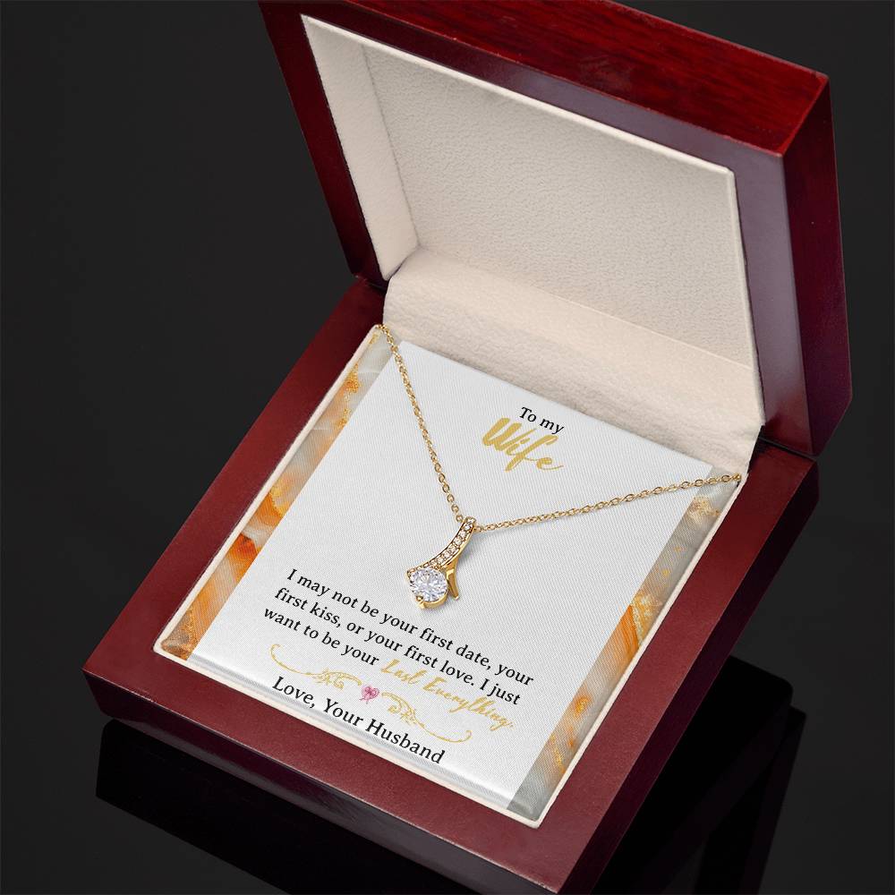 To My Wife Necklace – Love Message from Husband