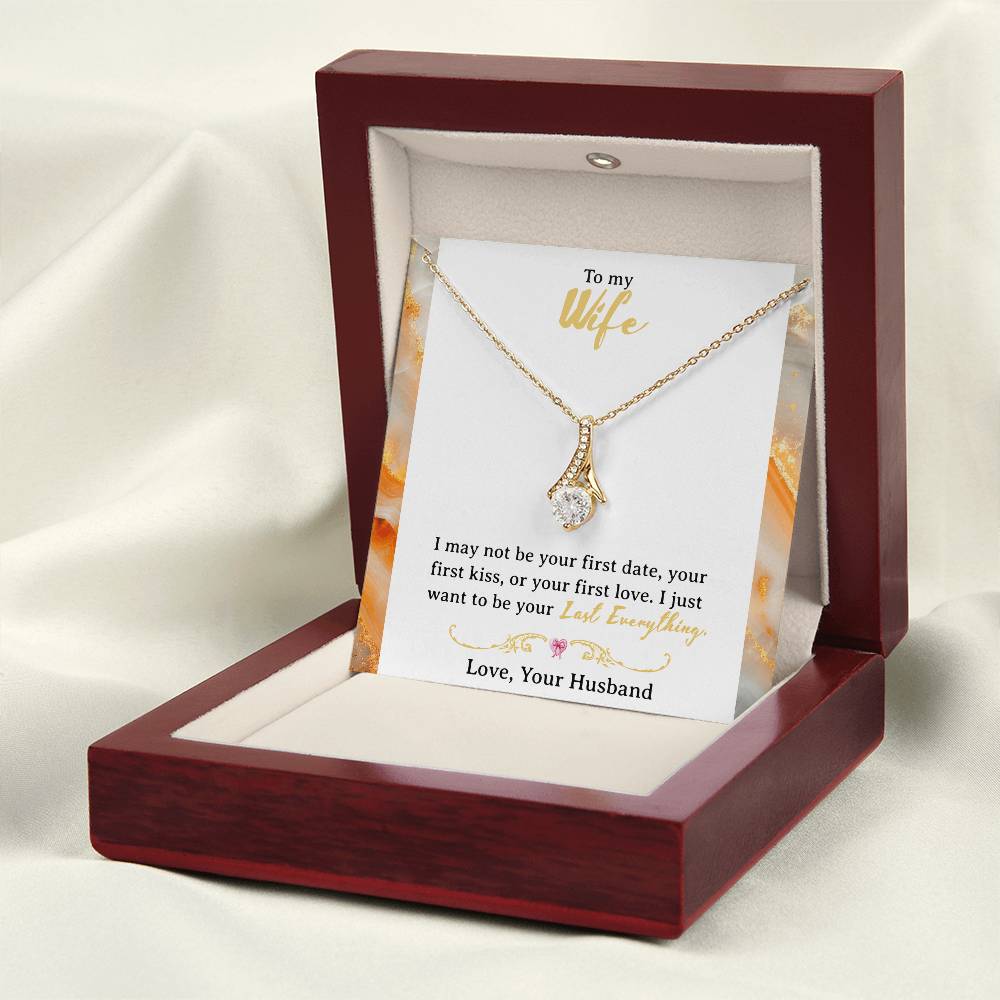 To My Wife Necklace – Love Message from Husband