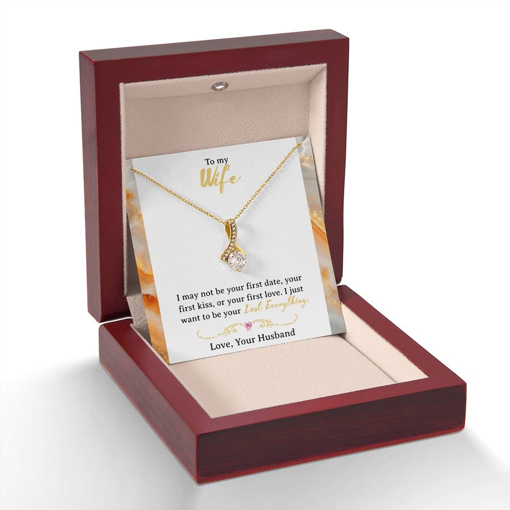 To My Wife Necklace – Love Message from Husband