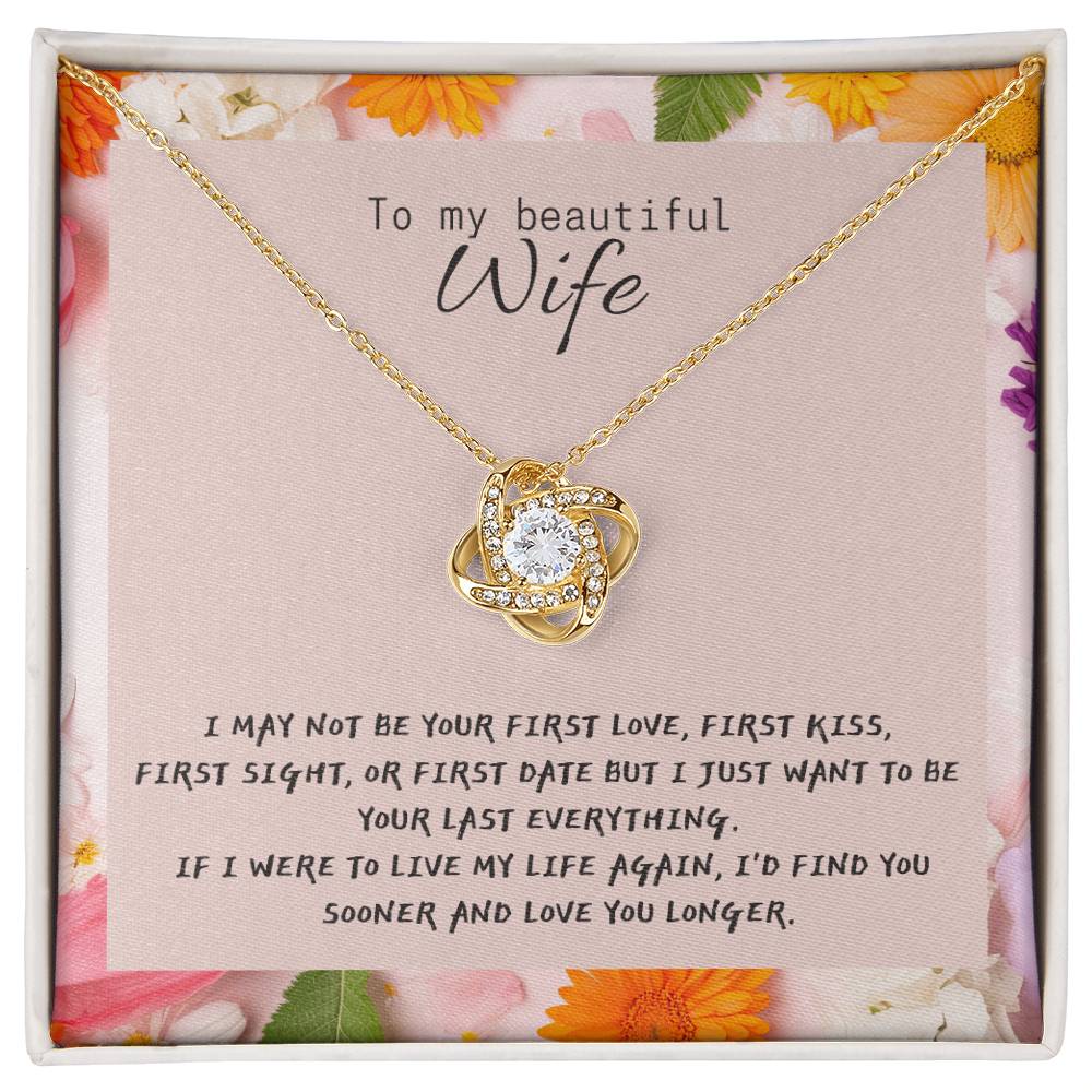 To My Wife Necklace - Wife Gift From Husband - Anniversary Gift for Wife