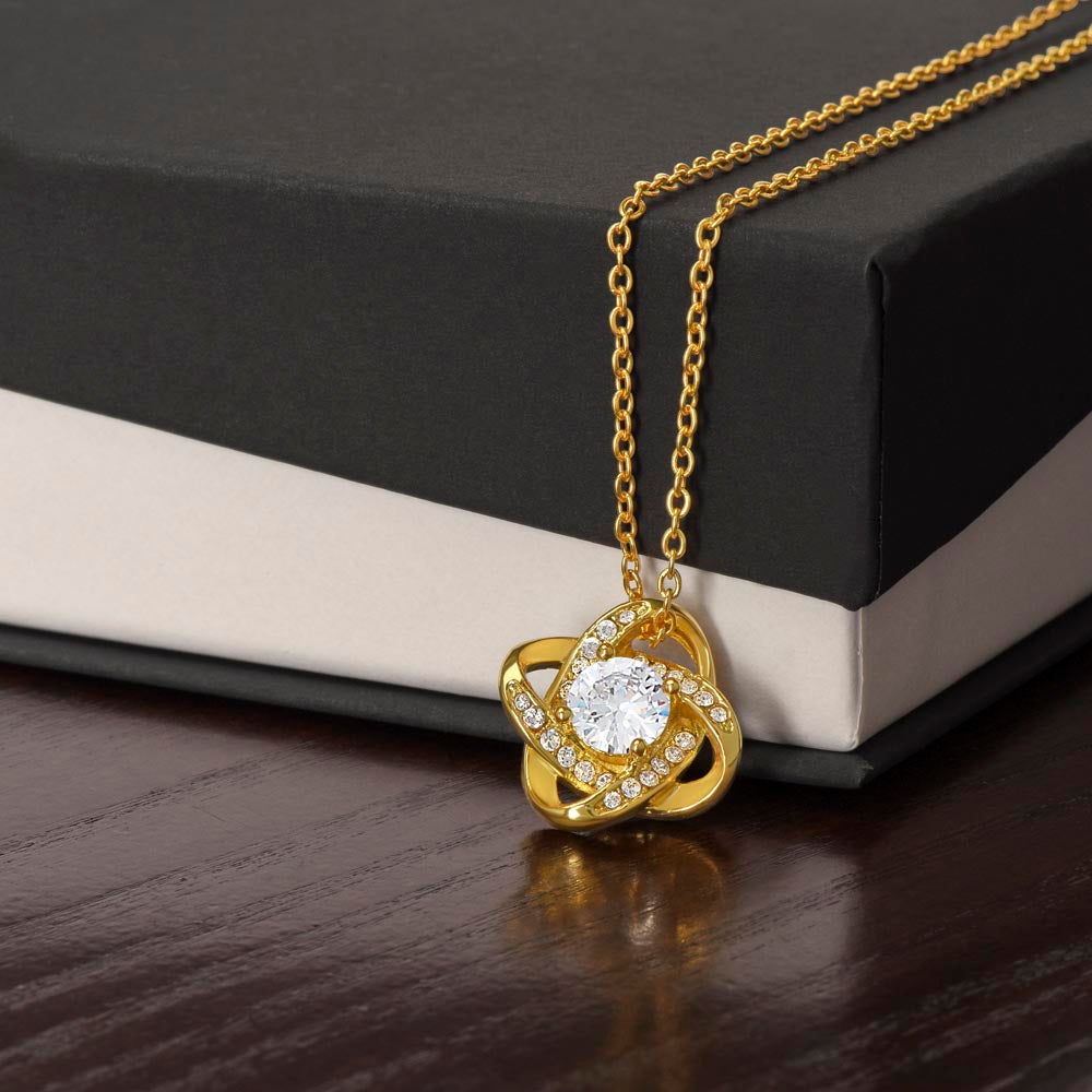 Gifts for Wife Romantic Necklace, Wife Birthday Gift Ideas, Necklace for Wife From Husband, Message Card and Gift Box, Cubic Zirconia, Gold Plated