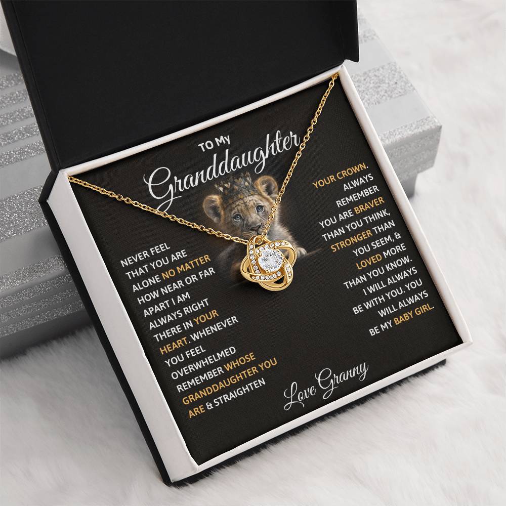 To My Granddaughter Necklace – Granddaughter's Birthday