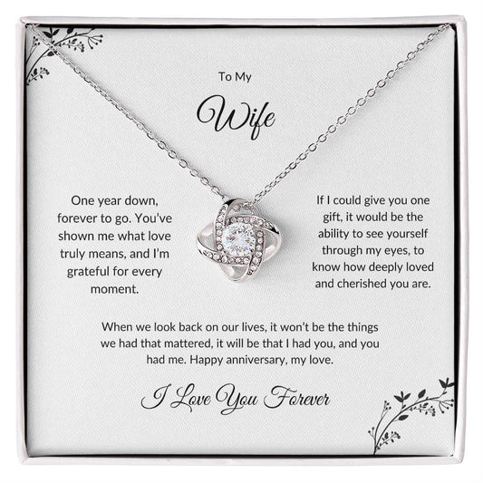 To My Wife Anniversary Necklace