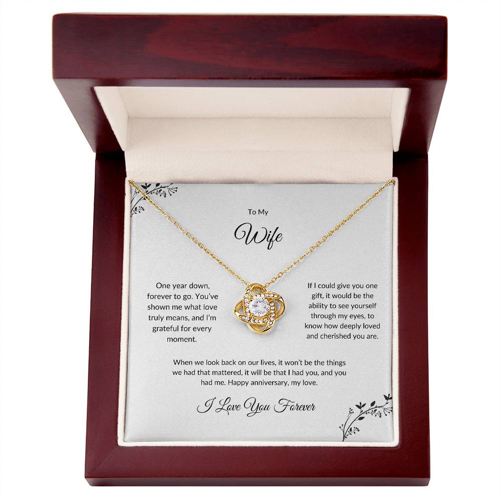 To My Wife Anniversary Necklace