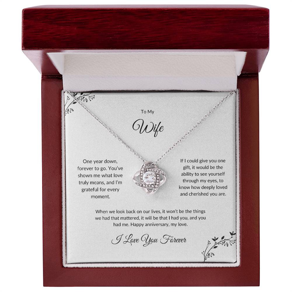 To My Wife Anniversary Necklace