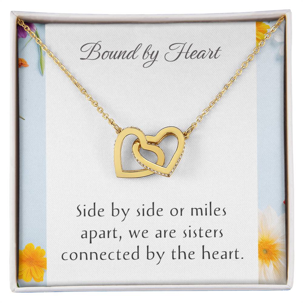 Big Sister Necklace - Unique Jewelry Gift - Interlocking Hearts Pendant