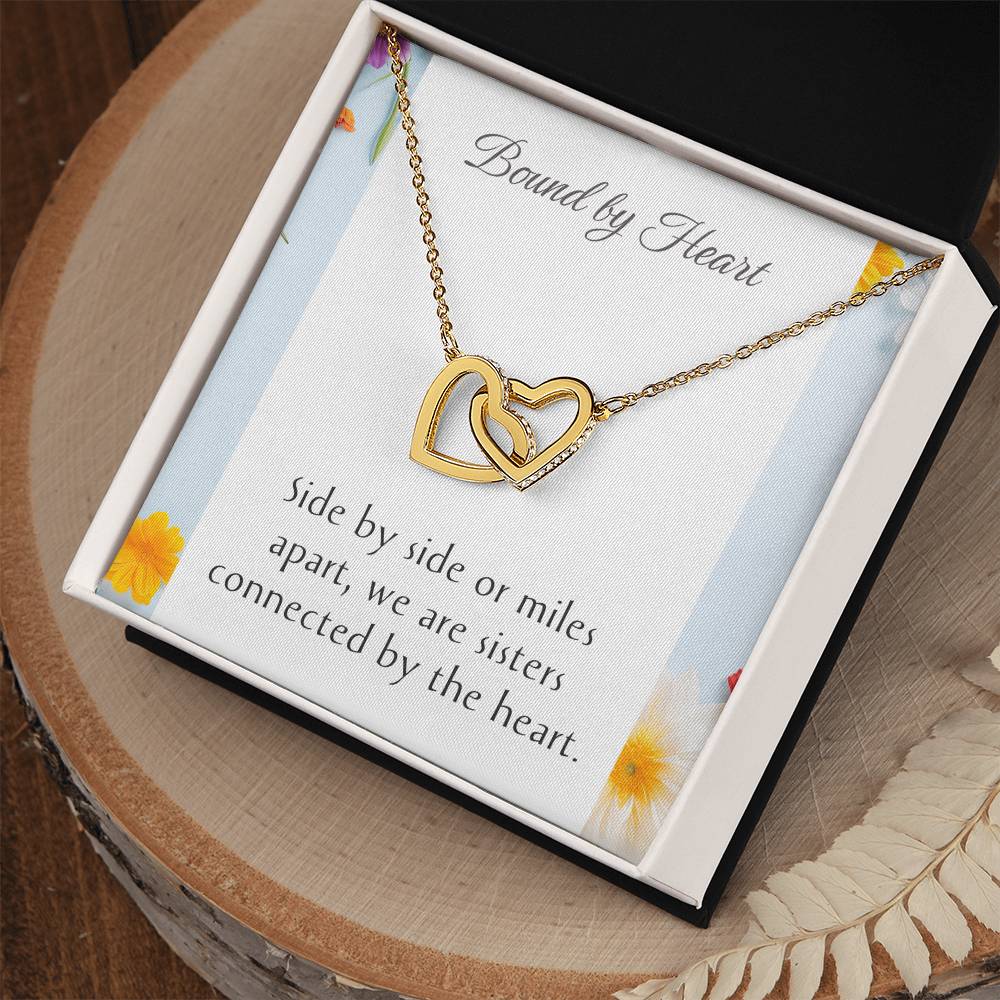 Big Sister Necklace - Unique Jewelry Gift - Interlocking Hearts Pendant