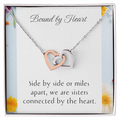 Big Sister Necklace - Unique Jewelry Gift - Interlocking Hearts Pendant