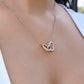 Personalized Mother In Law Necklace, Birthday Gift for Mom In Law, Custom Mother In Law Wedding Gift - Interlocking Heart