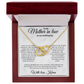 Personalized Mother In Law Necklace, Birthday Gift for Mom In Law, Custom Mother In Law Wedding Gift - Interlocking Heart