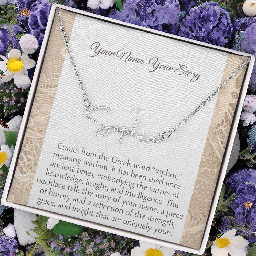 Heritage Name Necklace, Personalized Pendant, Custom Name Gift, Family & Legacy Jewelry, Keepsake Chain, Name Origin Token