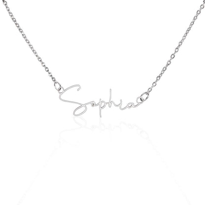 signature style necklace