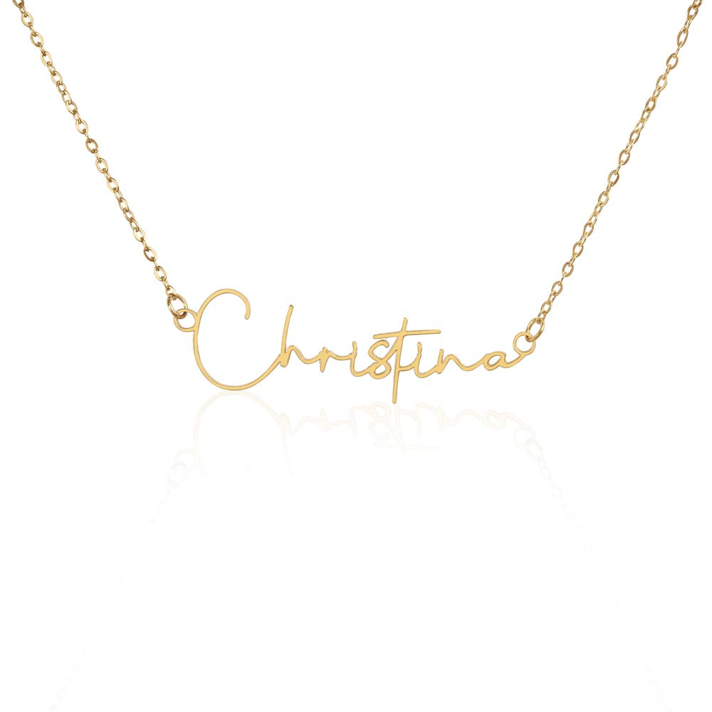 signature style necklace