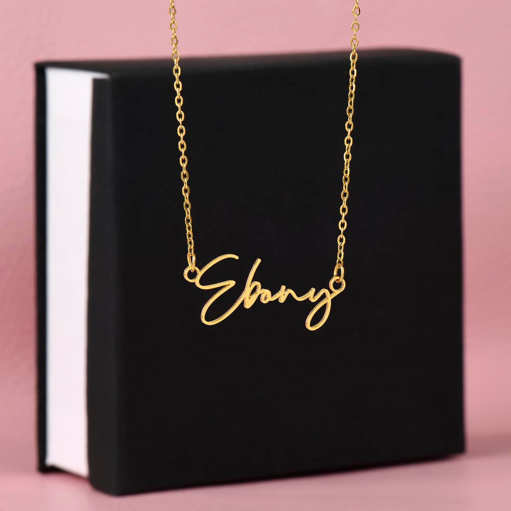 signature style necklace