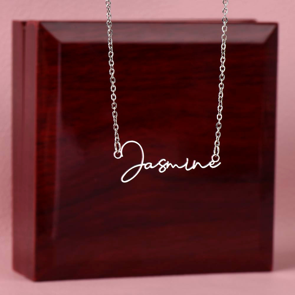 signature style necklace