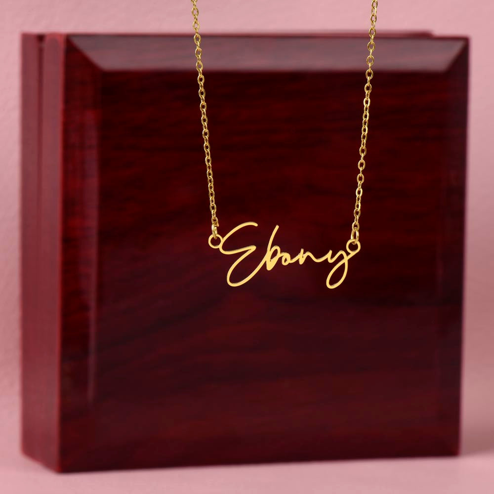 signature style necklace