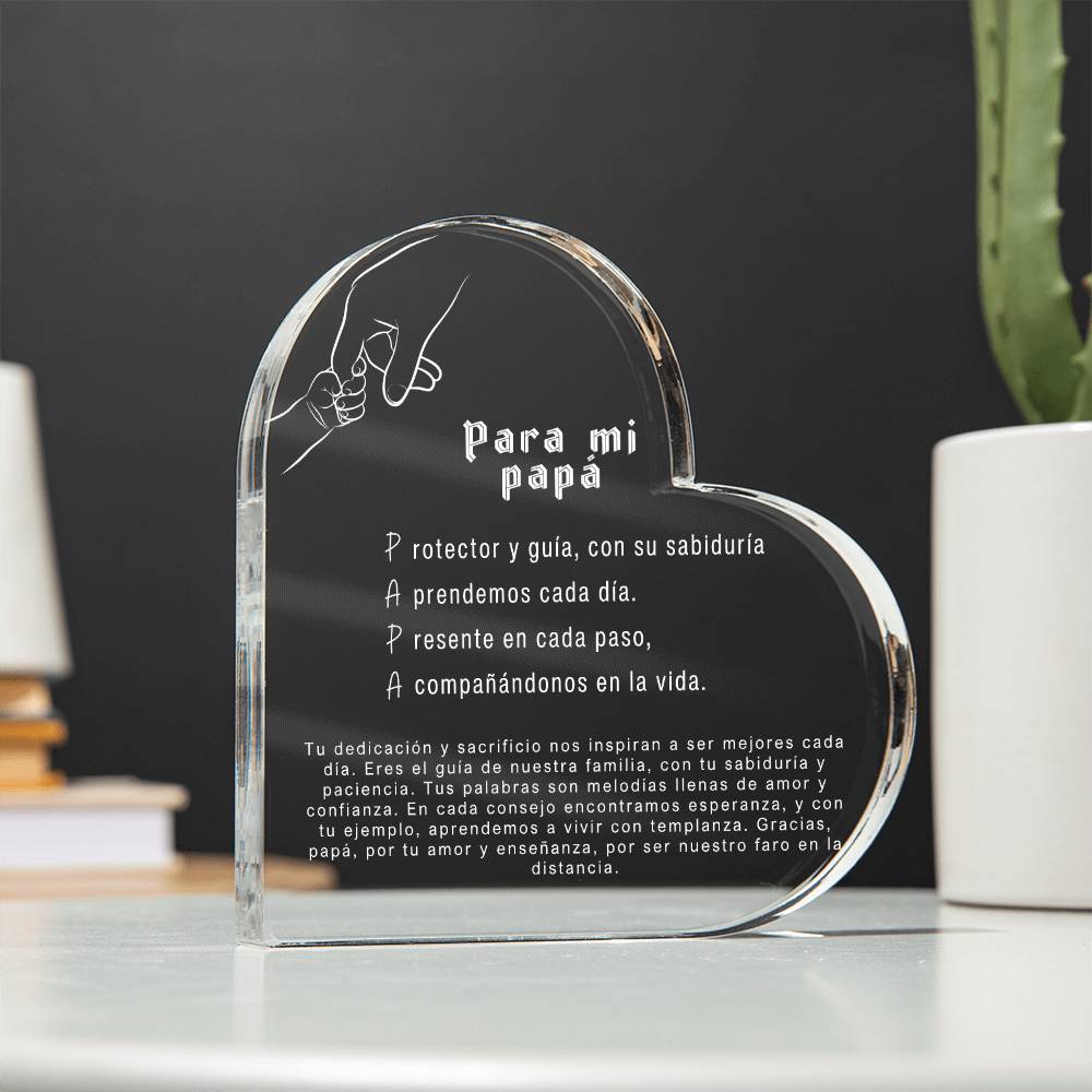 Personalized Acrylic Plaque - Father's Day Gift - Heartfelt Acrostic Messages