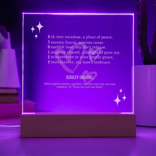 Acrogift Acrylic LED Plaque