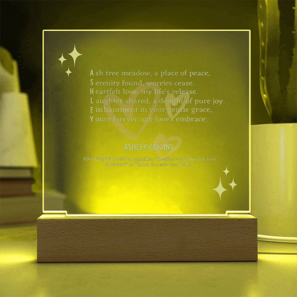 Acrogift Acrylic LED Plaque