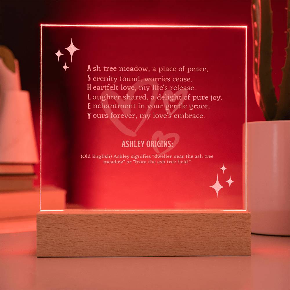 Acrogift Acrylic LED Plaque