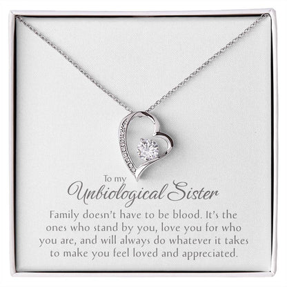 To my Unbiological Sister Necklace