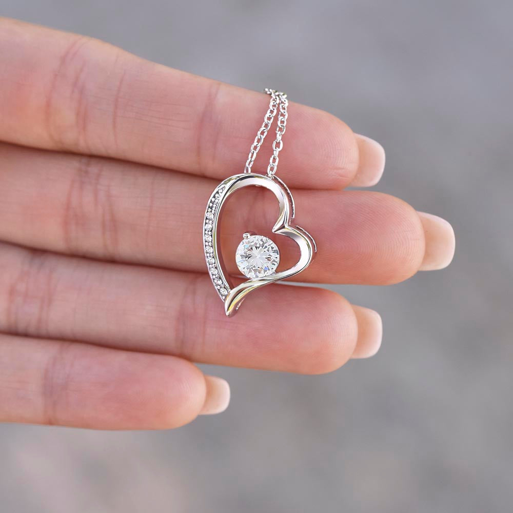 Unbreakable Heart Necklace – Inspirational Diamond Pendant