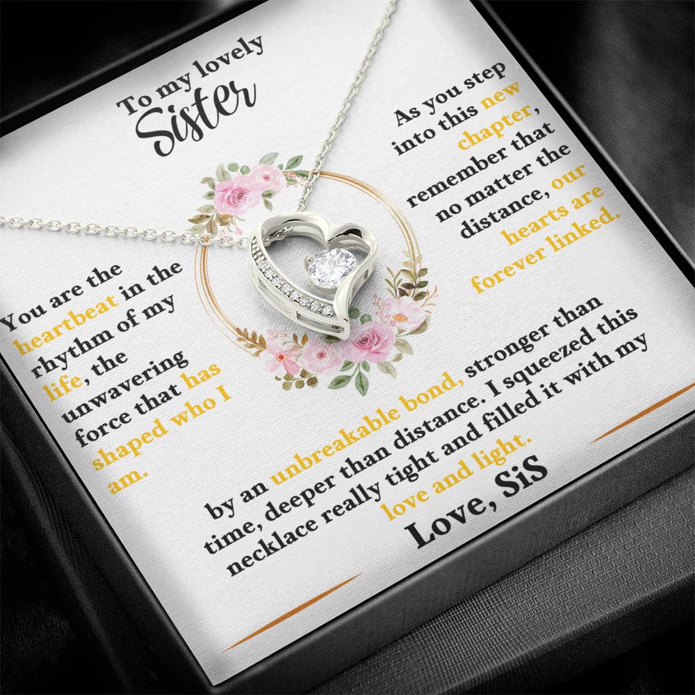 Sister Necklace Gift for Sister Birthday - Gift for SisterJewelry - Birthday Celebration sister