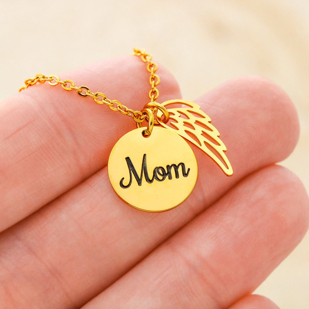 Loving Mom Necklace - Elegant Jewelry Gift