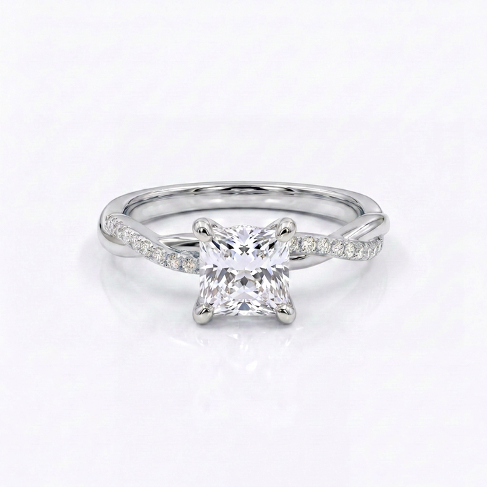 Lazo Eterno · Anillo Princess Twist en plata 925 — SilverShine