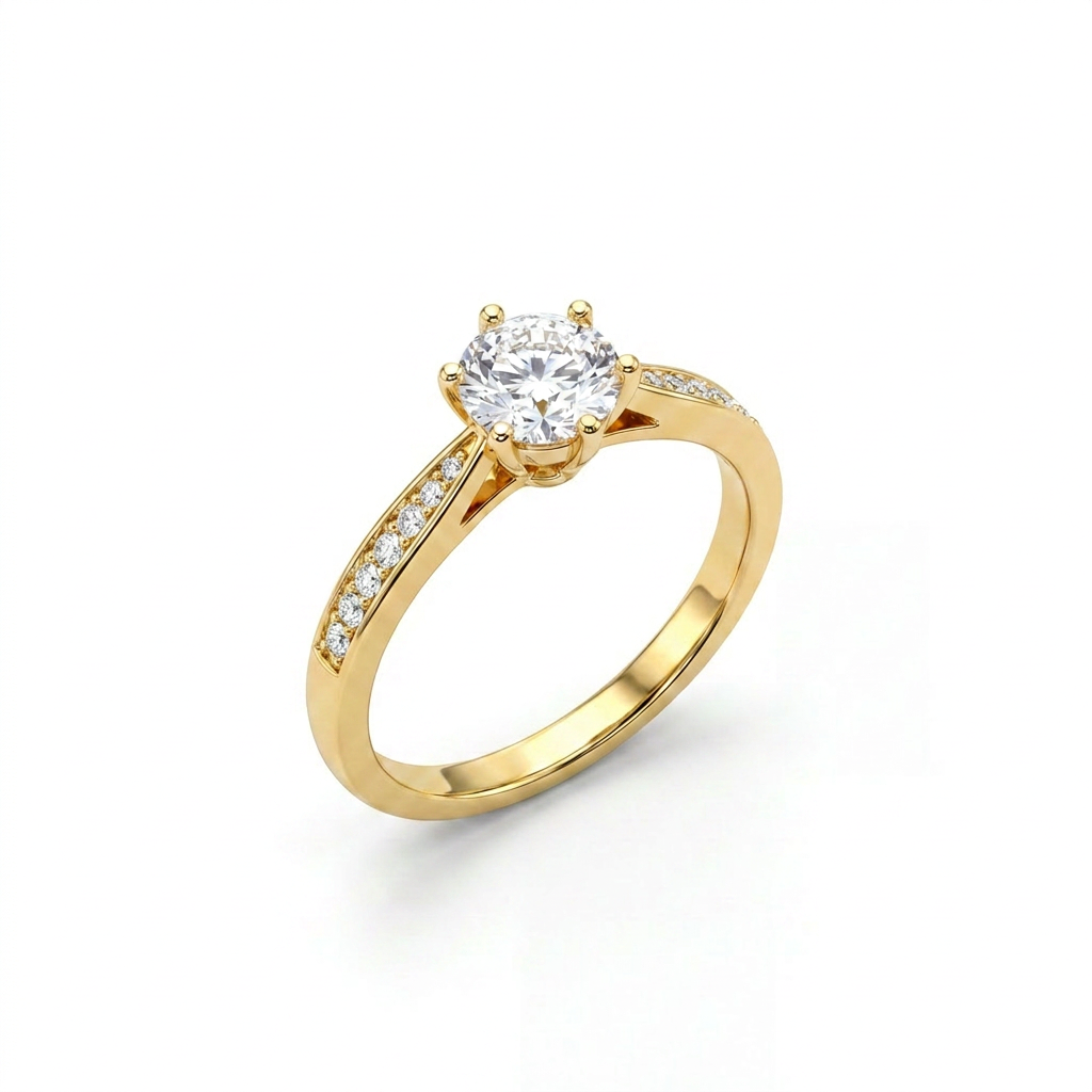 Nexo radiante - Anillo de compromiso