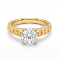Trío de Boda Herencia de Amor — Set Completo en Vermeil de Oro con Zirconia