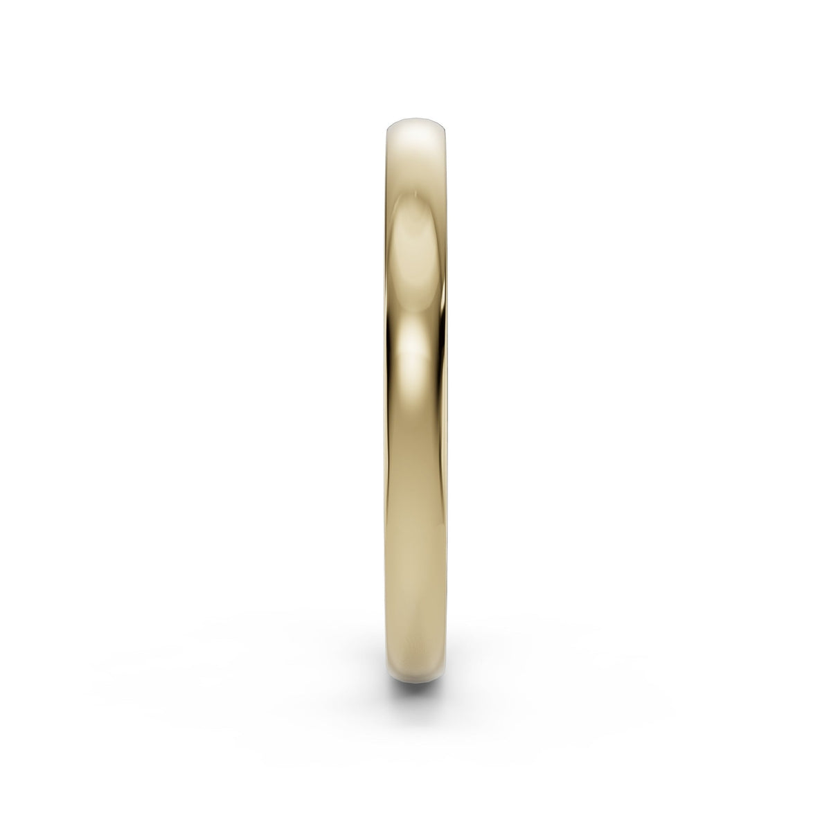Banda 2mm vermeil - lado