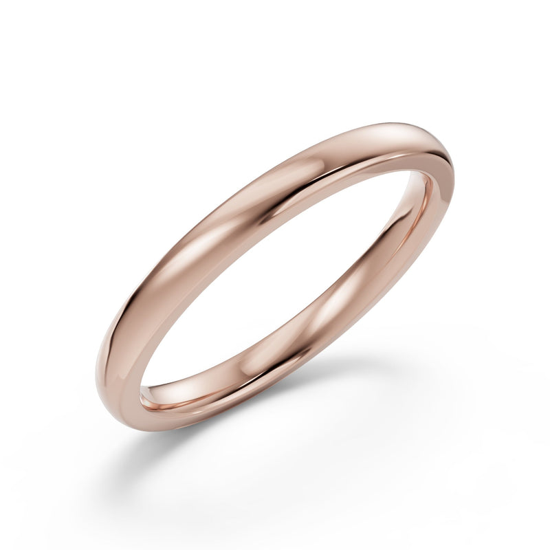 Banda 2mm - Oro Rosa