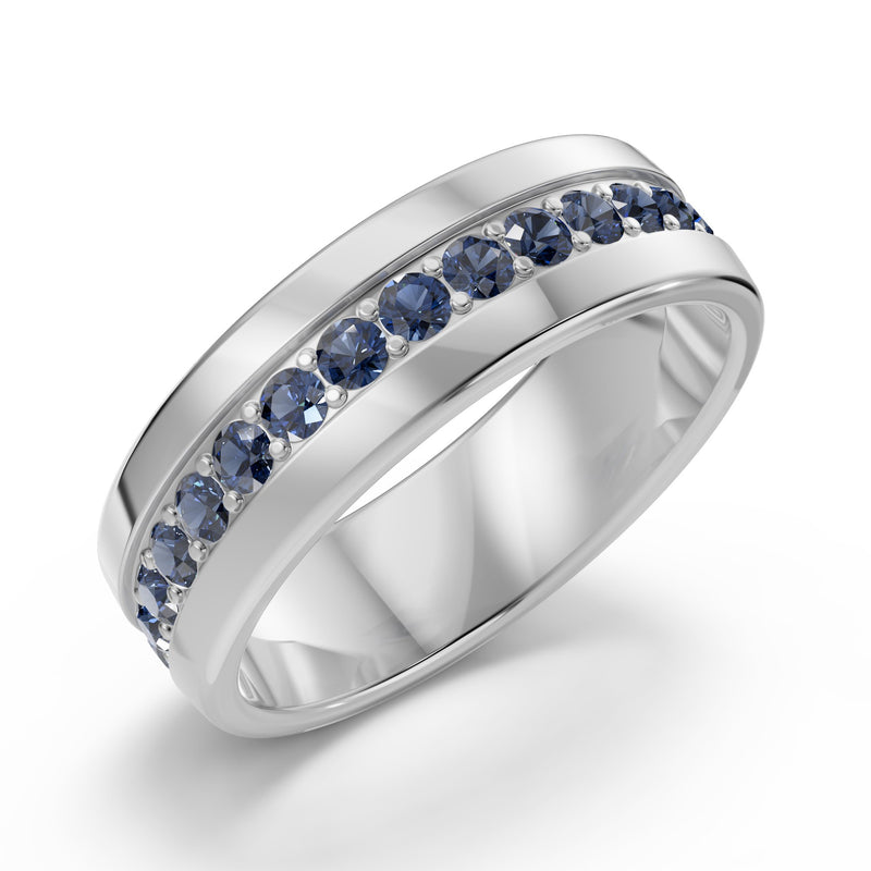 Azul Profundo - Oro Blanco