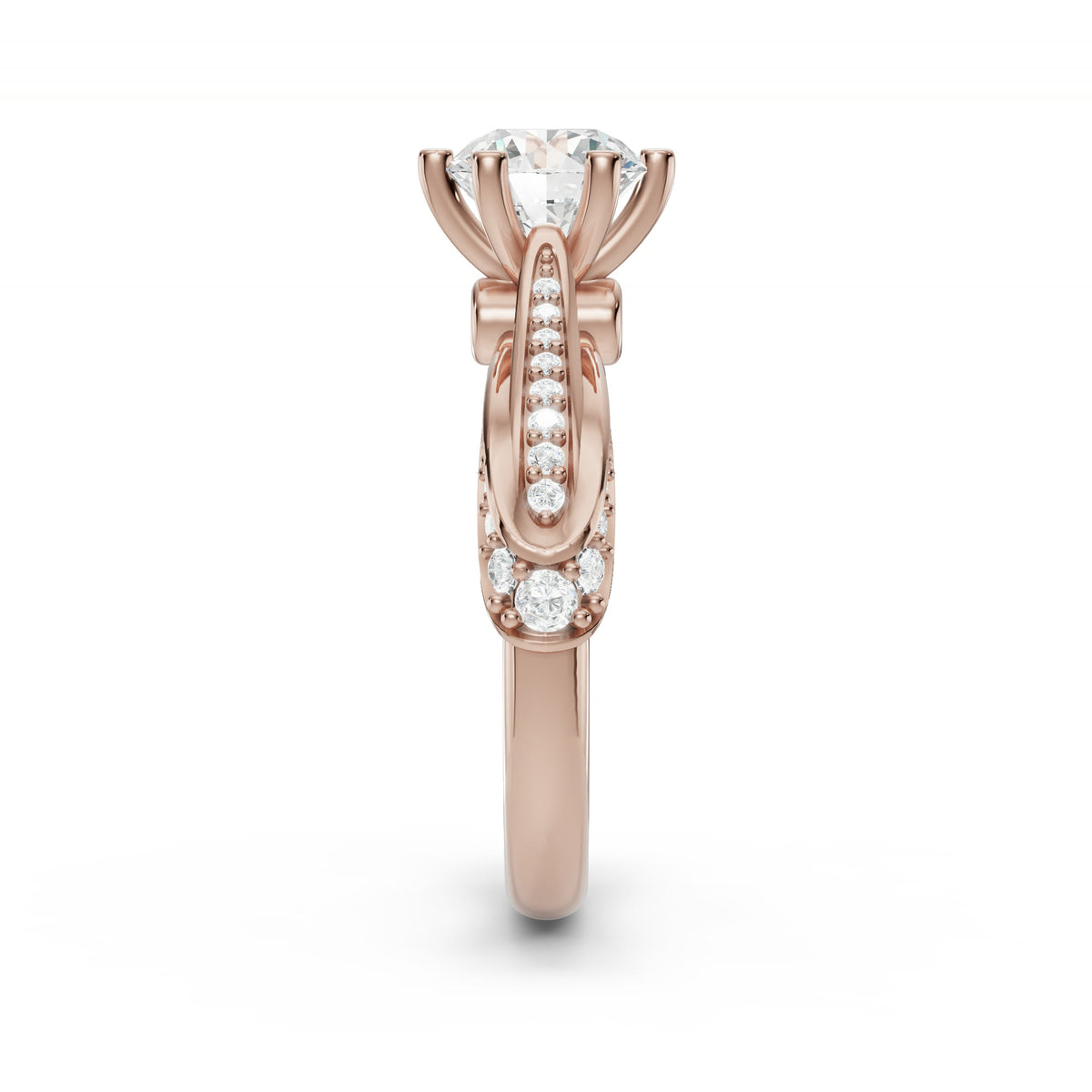 Princesa Rosa en oro rosa — perfil
